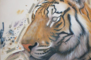 Создание шерсти тигра